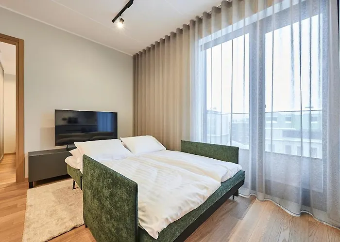 Brand New 2026 - Self Check-in - Balcony - Near Hilton Apartamento