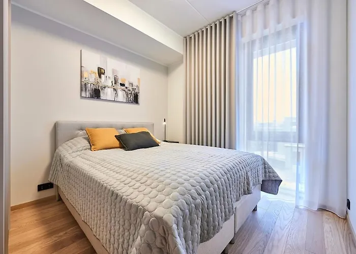 Apartamento Brand New 2026 - Self Check-in - Balcony - Near Hilton *